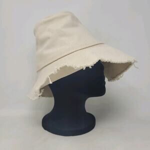 The Original Magic Hat Medium Tan Canvas Bucket Handcrafted Vacation Beach Boho